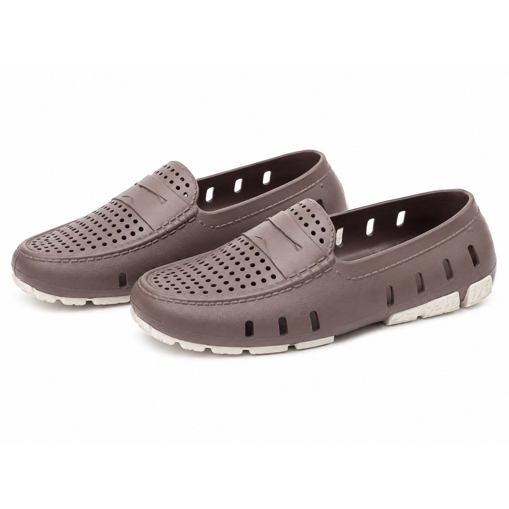 Floafers Loafers 12 Driftwood Driver Coastal Preppy Lightweight Boat Shoes